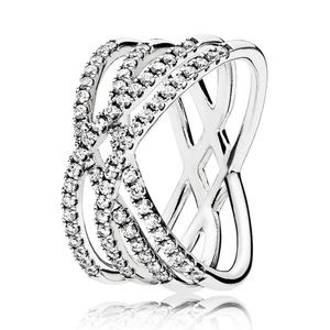 Cosmic Lines Pandora Ring CZ